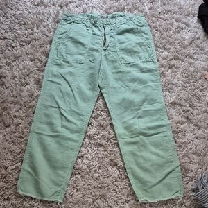 MOTHER Light Green Pants